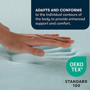 Customizable <strong>Size</strong> High Density Gel <strong>Memory</strong> <strong>Foam</strong> <strong>Mattress</strong> Topper Pad Ventilated Breathable <strong>Foam</strong> Sheets - Product Image 4