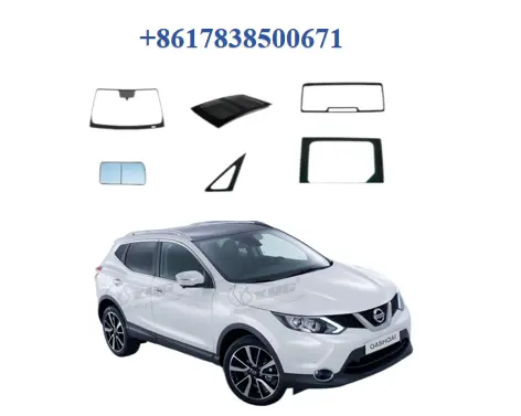 NISSAN QASHQAI SUV Car Auto Glass Parabrisas delantero Puerta Ventanas Parabrisas trasero Triángulo Cuarto Asamblea Sunroof Panora