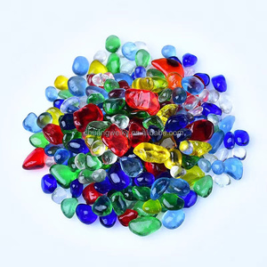 Structure solide piscine pavage décoratif perles de verre colorées pour aquarium Aquascape maison sol déco - Product Image 5
