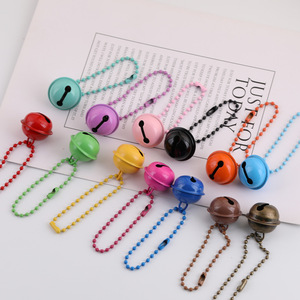 Colgante de Campana de Aleación de Zinc en Colores Caramelo, Cadena con Dije, Llavero DIY, Decoración para Bolsos, Accesorio Unisex - Product Image 1