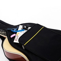 Custom 41\" Acoustic Guitar Bag 5MM Sponge Pad Waterproof Guitar Case Double Adjustable Stringed Instruments Parts Accessories
