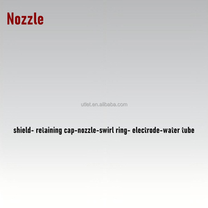 Pièces de rechange pour <span class=keywords><strong>découpe</strong></span> <span class=keywords><strong>plasma</strong></span> HYPERTHERMS HPR260/130 : Capuchon de protection, bouclier, électrode, buse, anneau tourbillonnant - Product Image 5