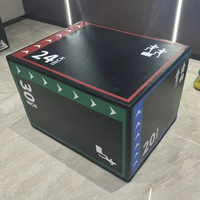 Caja de Salto 3 en 1 de Espuma Suave Ajustable con Logotipo Personalizado para Gimnasio, Entrenamiento Físico de Potencia Explosiva, Alto Rebote, Entrenamiento Privado, Fitness