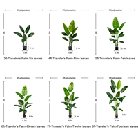 Palmier artificiel réaliste de qualité supérieure, plante tropicale artificielle résistante aux UV pour l'aménagement paysager intérieur et extérieur de luxe et la décoration d'hôtels