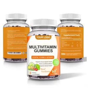 Özel Marka <span class=keywords><strong>Multivitamin</strong></span> Jelibonları Çoklu Vitamin A,B,C,D,E Bağışıklık Enerji Desteği Genel Sağlık İçin - Product Image 4