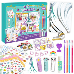 Set di Diari Fai-da-Te per Ragazzi e Ragazze Sopra gli 4 Anni, Set per Scrapbook e Diario per Bambini - Product Image 1