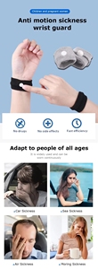 Venta al por mayor de muñequeras de viaje, antináuseas, coche, avión, malestar matutino, alivio de las náuseas, acupresión, bandas para mareo por movimiento - Product Image 2