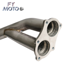 Collecteur d'échappement pour Porsche 718 GT4 / GTS / <span class=keywords><strong>Spyder</strong></span>, tuyaux de liaison sur l'essieu, alliage de titane - Product Image 4