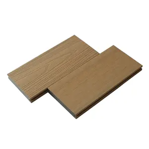 China Factory Supplier Exterior Outdoor Co-extrusion Solid WPC Composite Decking Yacht Teak Boat Decking