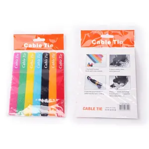 Reusable Hook And Loop Cable Cord Ties Fastening Straps Wrap Hook loop cable tie