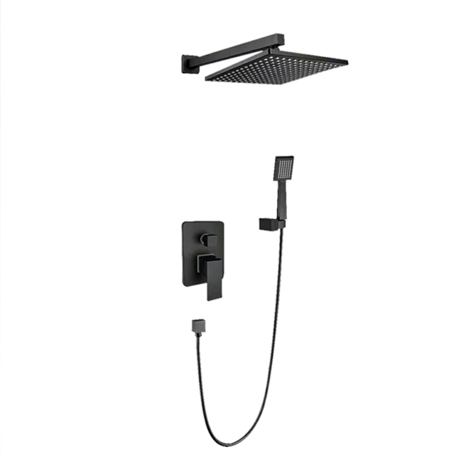 Новый дизайн, квадратная насадка для душа, массажные насадки для душа, набор для ванной комнаты, душевая колонка