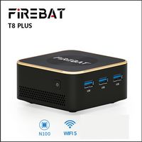 Mini PC Nuevo y Duradero al por Mayor, WiFi5 2.4/5.0, Computadora de Escritorio Premium Firebat T8-Plus 8GB/256GB, Enchufe para EE. UU./UE, Más Vendido