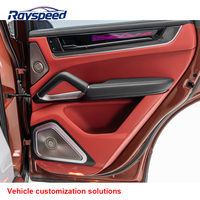 Pour la mise à niveau intérieure 2011-2025 : Solution de conversion complète en cuir et aluminium pour accessoires intérieurs de voiture de luxe (personnalisable)