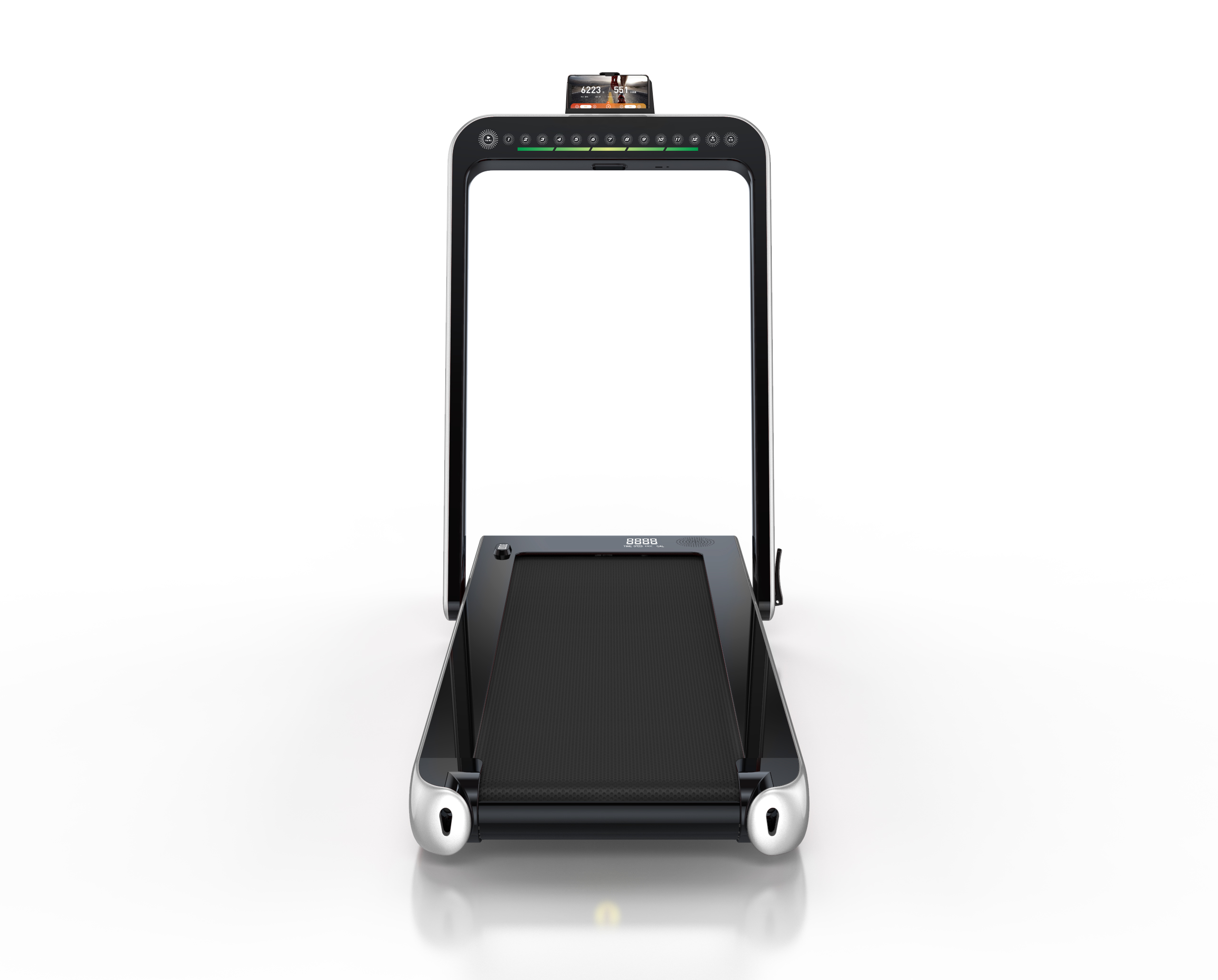 Тонкая ультратонкая складная беговая дорожка T4000 plus, оборудование для тренировок в тренажерном зале, мини складная беговая машина