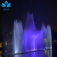 Fontaine musicale personnalisée pour jardin, piscine, élément décoratif aquatique