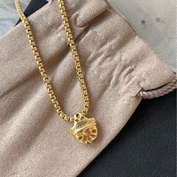 Collier classique en zircon avec bordure de couleur contrastée et motif sourire