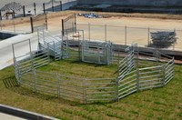 Panneaux de clôture pour bétail en acier galvanisé robuste et portable, panneaux pour chevaux