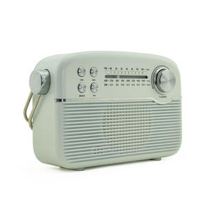 <b>Retro</b> Multiband FM AM SW Home Radio With Built-in Speaker And Portable Handle For Home <b>Decoration</b> And Outdoor Use - Product Image 1