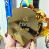 Fabricant Personnalisé Or Argent Marathon Finisher Medal Running Sports Zinc Alloy Metal Medals