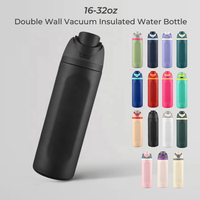 Bouteille isotherme en acier inoxydable avec logo personnalisé, double paroi, pour le sport, les voyages, la salle de sport et les activités de plein air