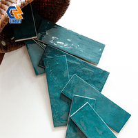 Collection AmberGlaze, carreaux d'art moderne faits à la main, carreaux en porcelaine, Zellige, antibactériens, antidérapants, décoration murale intérieure, blanc