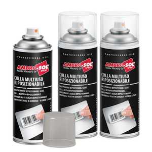 Colla Spray Multiuso 400 ml, Confezione da 12 Bombolette, Adesivo Riposizionabile per Uso Generale - Product Image 6