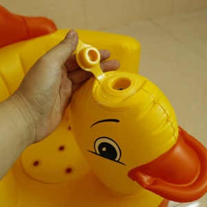 Sillón Inflable de Peluche con Forma de Pato Amarillo para Bebés, Sofá para Niños - Product Image 5