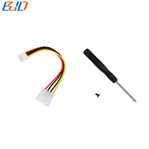 Commercio all'ingrosso della fabbrica NGFF M.2 NVME Key-M to pci-e 4X adattatore Slot adattatore Riser Card con Molex IDE 4pin cavo di alimentazione in magazzino - Product Image 4
