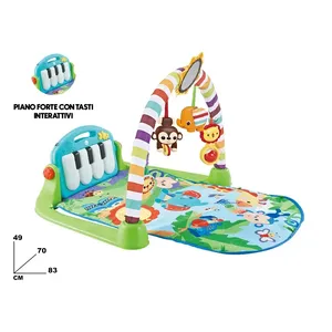 Tapis d'éveil interactif avec touches de piano pour bébés 83x70x49 cm - Product Image 1