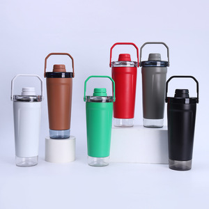 Vaso Mezclador Portátil de Acero Inoxidable 304 para Exteriores, Caja de Regalo con Vasos Pequeños para Auto, Fitness y Camping - Product Image 5