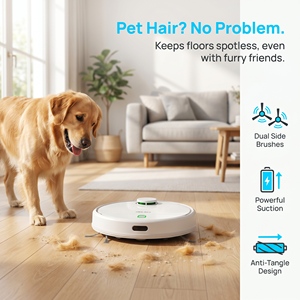 Robot Vacuum, Q803, HEPA Filter Powerful Suction Anti-Tangle Smart 3-in-1 Sweeping <b>Mopping</b> Robert Whole-House Cleaning - Product Image 3
