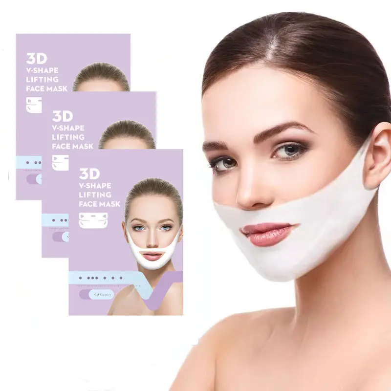 V Line Mask Neck Mask Face Lift V Lifting Chin Up Patch 4D Ear Tightening Skinny Masseter Double Chin Reducer