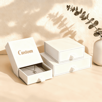 Boîtes cadeaux en papier personnalisées pour les petites entreprises, adaptées aux colliers, aux boucles d'oreilles ou aux petits bijoux