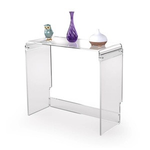 2024 New Design <b>Clear</b> Modern Acrylic Custom Size Console <b>Table</b> for Living Room Furniture Dining & Home Office - Product Image 3