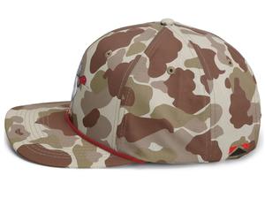 Pato Retro camuflaje 256 Snapback gorra de camionero logotipo bordado personalizado perfil bajo papá Gorras gorra poliéster pesca al aire libre - Product Image 3