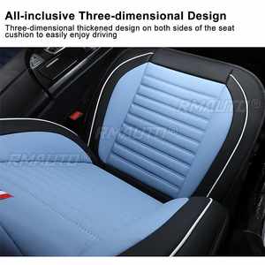 10 Fundas Universales de Asiento de Automóvil de Cuero PU, Protector de Asiento de Diseño Completo para la Mayoría de los Autos, Sedanes y SUVs - Product Image 2