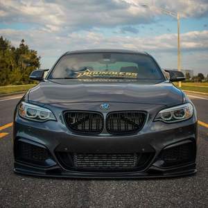 Lèvre avant en fibre de carbone sèche style 3D pour <span class=keywords><strong>BMW</strong></span> Série 2 F22 F23 <span class=keywords><strong>M235</strong></span> M240 Pare-chocs avant de voiture - Product Image 4