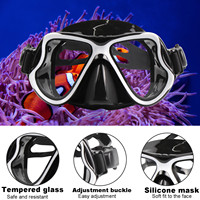 Masque de plongée sous-marine et tuba en Silicone, accessoires d'entraînement en Silicone, ensemble d'équipement, lunettes de natation, masques de plongée