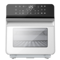 Forno Digitale a Vapore con Schermo Touch Smart da 10 Litri, Friggitrice ad Aria in Acciaio da 10,5L con Funzione Vapore