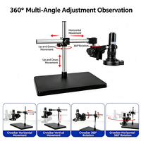 MSD411-4KV2-22 Industrial Inspection Microscope with 22" Display and Camera m for Metal Parts, Hardware and PCB Quality Control