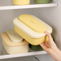 Boîte à lunch bento en silicone anti-fuite Asia avec cuillère et fourchette en acier inoxydable 304, rangement alimentaire pour la maison, le bureau et les voyages