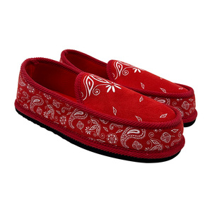 Comode <span class=keywords><strong>scarpe</strong></span> da <span class=keywords><strong>uomo</strong></span> alla moda con stampa bandana ciabatte antiscivolo <span class=keywords><strong>Memory</strong></span> <span class=keywords><strong>Foam</strong></span> per interni <span class=keywords><strong>in</strong></span> microfibra da esterno - Product Image 2