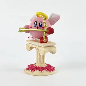 BJ Japanese Cartoon Game Anime Action Figure Set PVC Model Doll Angel Kirby's Cute Figure Statue Collection for Decoration