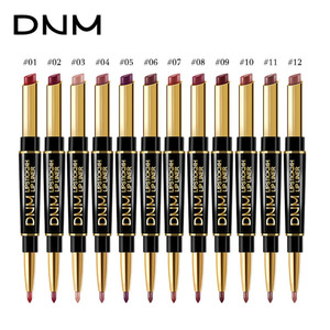 Rouge à lèvres mat double embout anti-transfert et crayon à lèvres longue tenue DNM, le favori exclusif de Star Zhu Zhu pour l'export. - Product Image 5