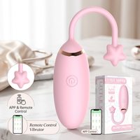 Bolas Vibratorias con Control Remoto en Forma de Estrella, Masajeador Dual de Clítoris y Punto G, Juguetes Sexuales para Adultos, Masturbadores Femeninos