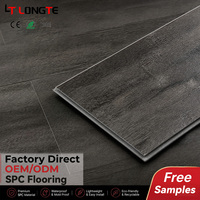 Revêtement de sol en vinyle SPC imperméable 4mm 5mm 6mm, planches rigides antidérapantes et résistantes à l'usure, composite pierre-plastique pour maison et bureau
