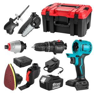 Mini ensemble d'outils électriques multifonctionnels <span class=keywords><strong>sans</strong></span> <span class=keywords><strong>fil</strong></span> portables avec lave-auto, pompe à air et clé électrique - Product Image 2