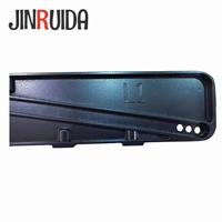JINRUIDA Rail de table télescopique carré à rond en alliage de zinc de 1,35 m, mécanisme coulissant pour table en alliage de zinc avec kit