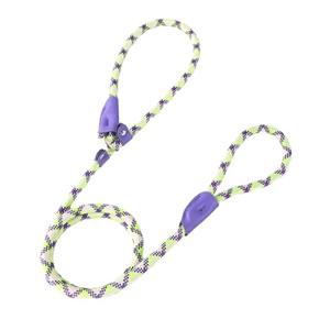 Correa y collar de perro de nailon Multicolor, correa de cuerda con patrón de impresión duradera para entrenamiento al aire libre, accesorios modernos para perros - Product Image 6