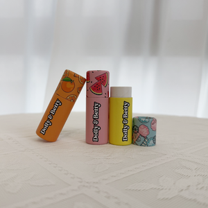 Tubes en papier personnalisés avec emballage en tube de dessin animé pour baume à lèvres, déodorant, tube en papier - Product Image 3